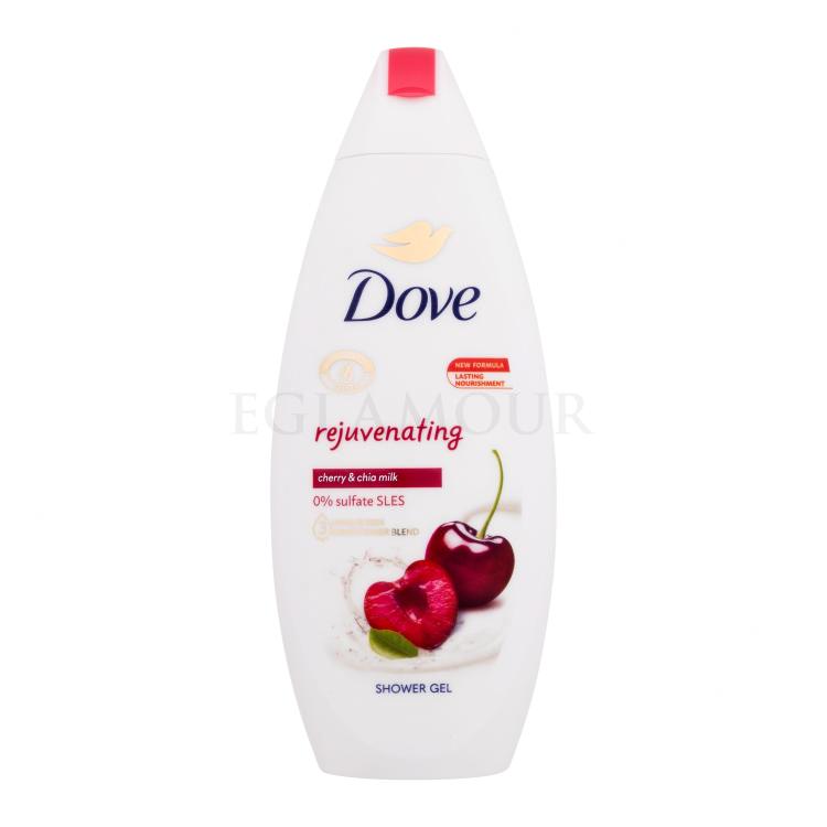 Dove Rejuvenating Cherry &amp; Chia Milk Żel pod prysznic dla kobiet 250 ml