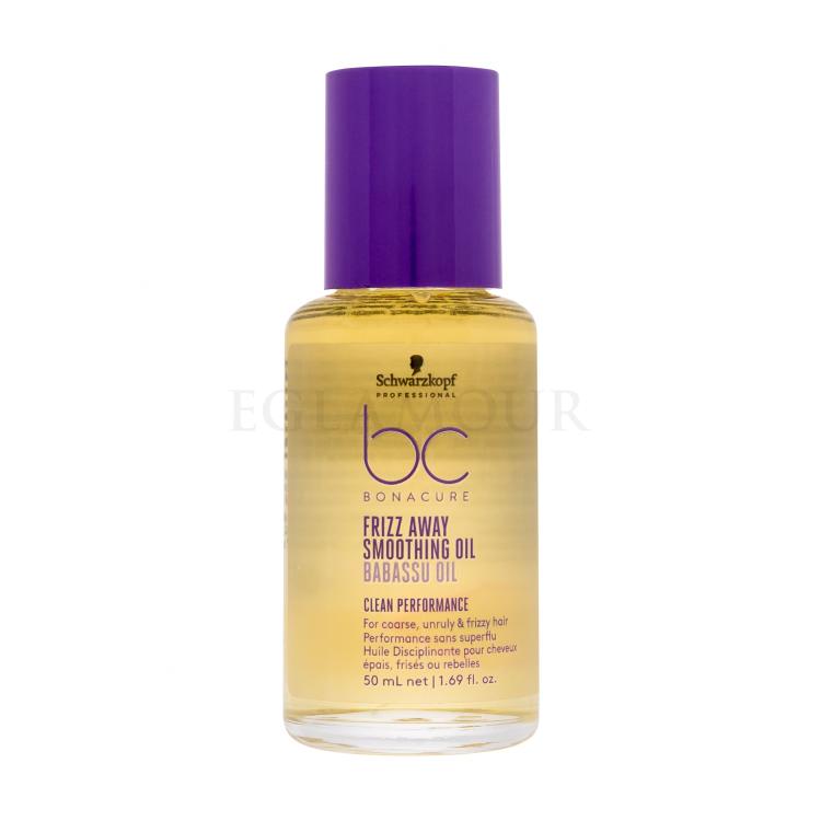 Schwarzkopf Professional BC Bonacure Frizz Away Smoothing Oil Olejek do włosów dla kobiet 50 ml