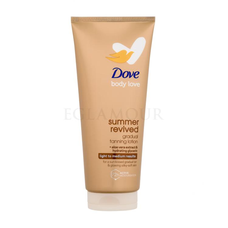 Dove Body Love Summer Revived Gradual Tanning Lotion Samoopalacz dla kobiet 200 ml Odcień Light to Medium