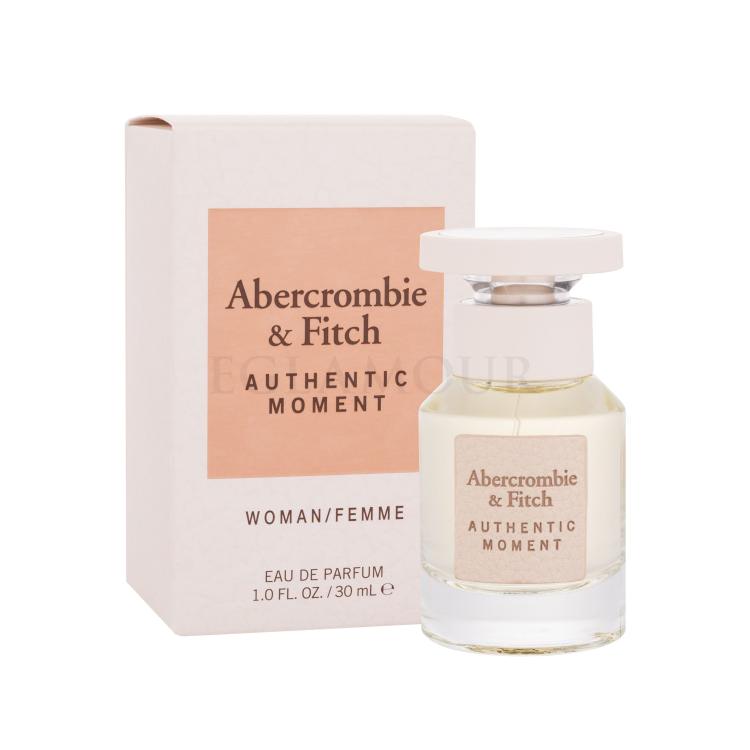 Abercrombie &amp; Fitch Authentic Moment Woda perfumowana dla kobiet 30 ml Uszkodzone pudełko