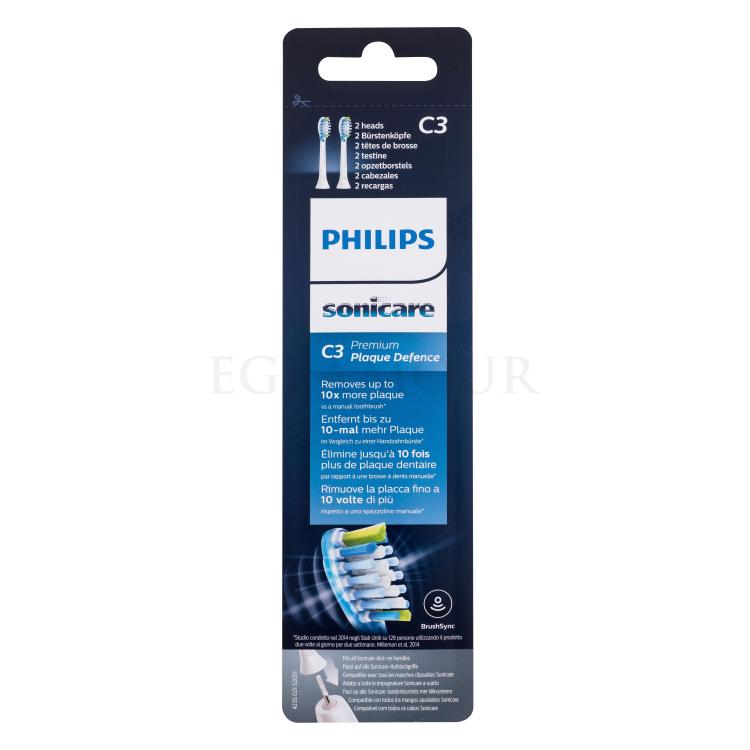 Philips Sonicare C3 Premium Plaque Defence HX9042/17 White Wymianna głowica Zestaw