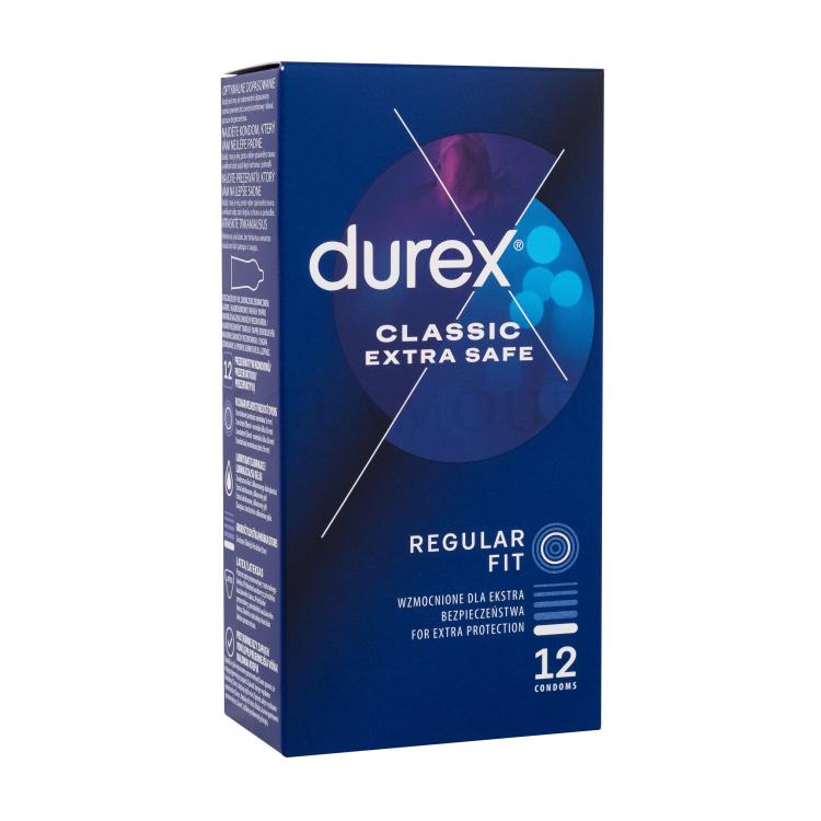 Durex Classic Extra Safe Prezerwatywy dla mężczyzn Zestaw