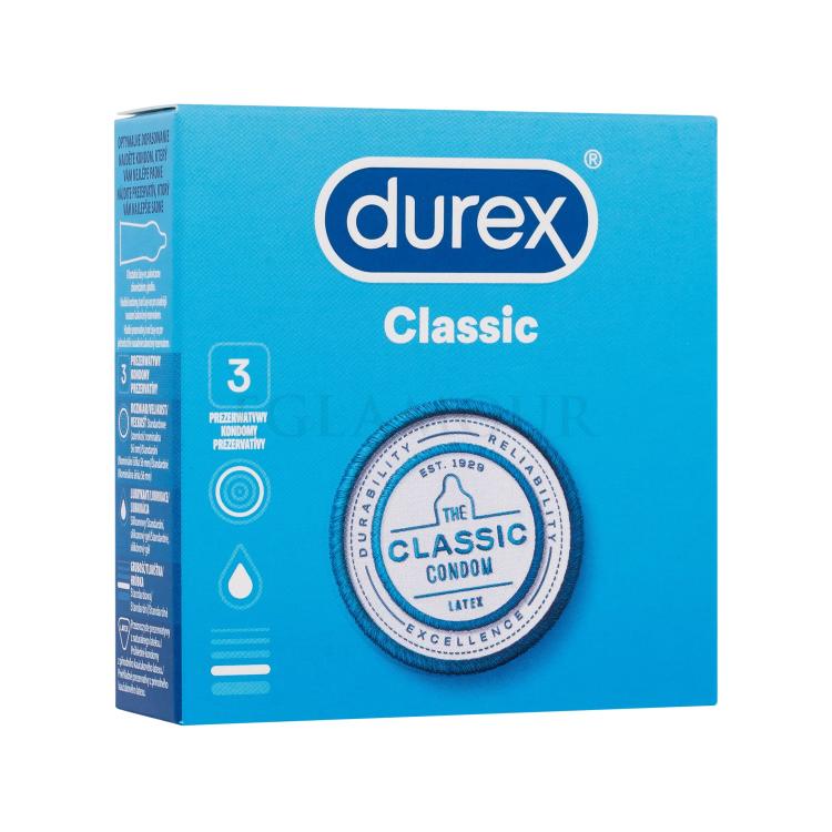 Durex Classic Prezerwatywy dla mężczyzn Zestaw