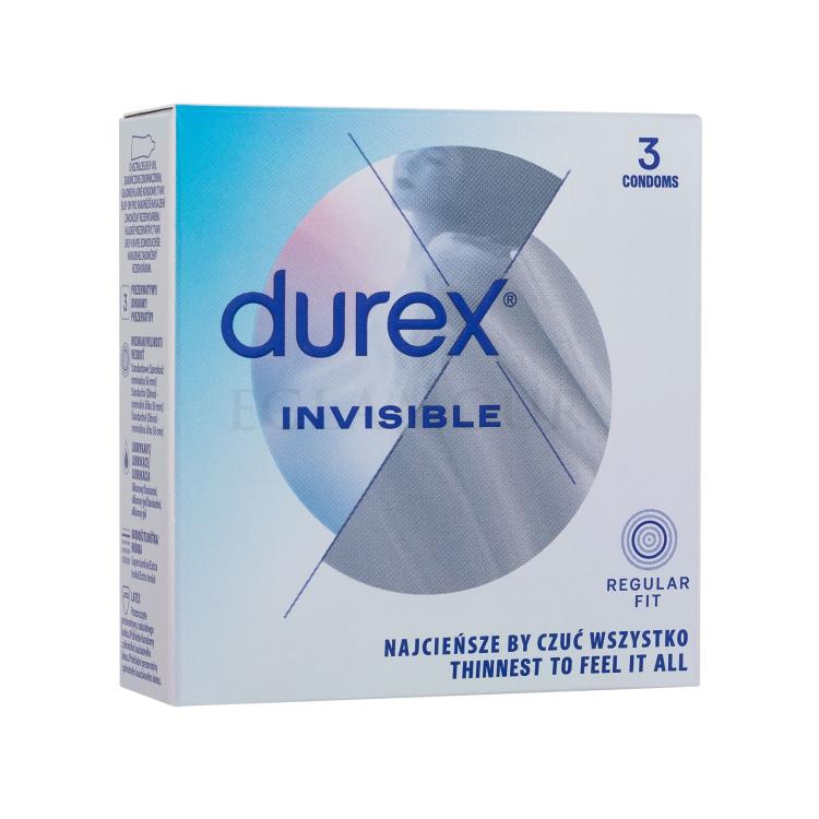 Durex Invisible Prezerwatywy dla mężczyzn Zestaw