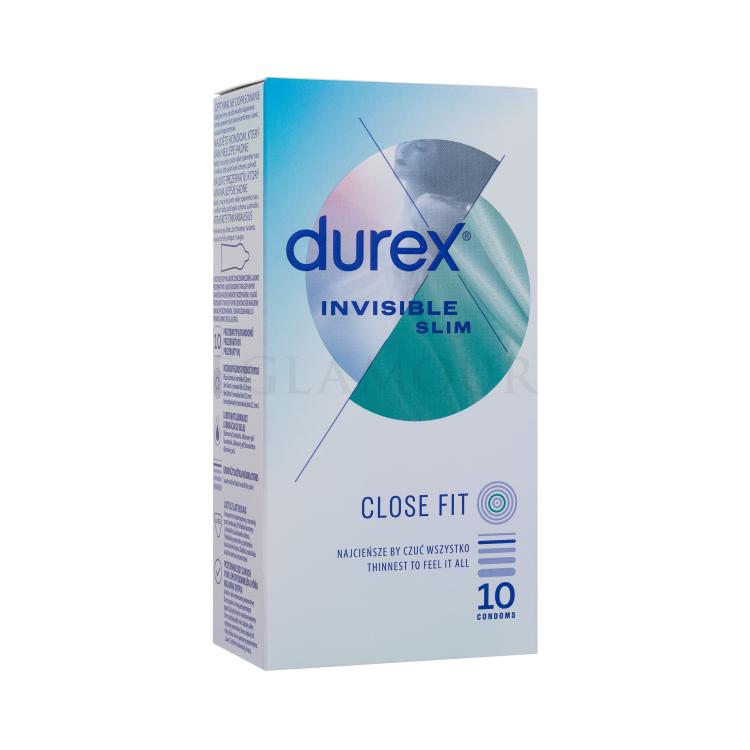 Durex Invisible Slim Prezerwatywy dla mężczyzn Zestaw