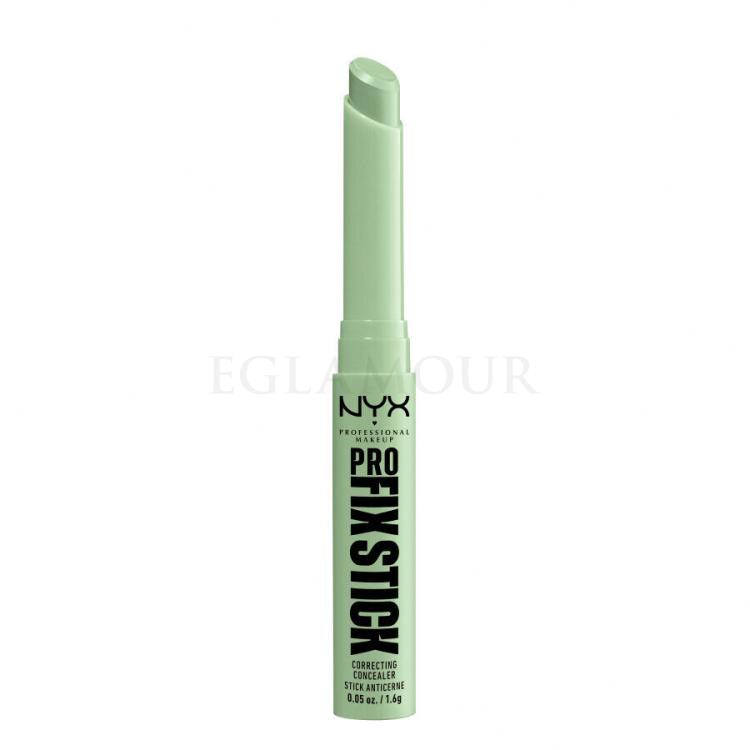 NYX Professional Makeup Pro Fix Stick Correcting Concealer Korektor dla kobiet 1,6 g Odcień 0.1 Green