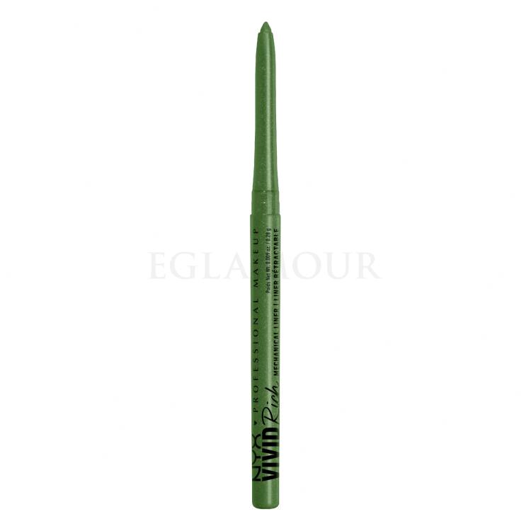 NYX Professional Makeup Vivid Rich Mechanical Liner Kredka do oczu dla kobiet 0,28 g Odcień 09 Its Giving Jade