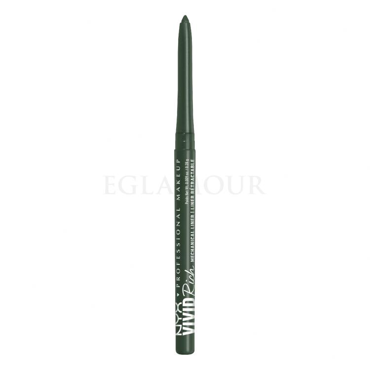 NYX Professional Makeup Vivid Rich Mechanical Liner Kredka do oczu dla kobiet 0,28 g Odcień 08 Emerald Empire