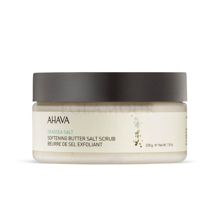 AHAVA Deadsea Salt Softening Butter Salt Scrub Peeling do ciała dla kobiet 220 g