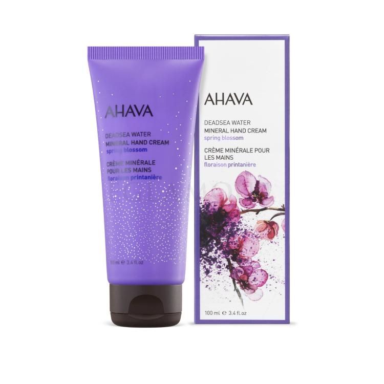 AHAVA Deadsea Water Mineral Hand Cream Spring Blossom Krem do rąk dla kobiet 100 ml