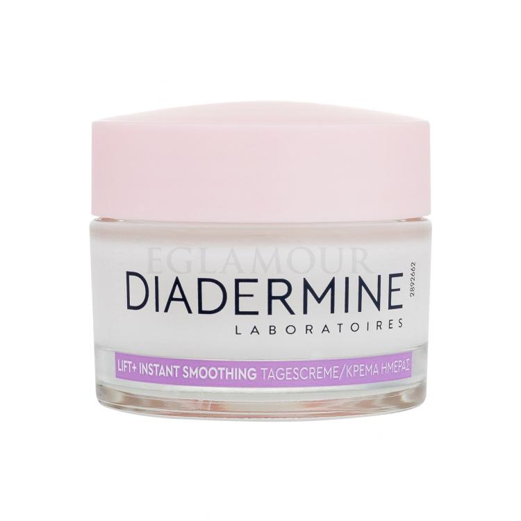 Diadermine Lift+ Instant Smoothing Anti-Age Day Cream Krem do twarzy na dzień dla kobiet 50 ml Uszkodzone pudełko