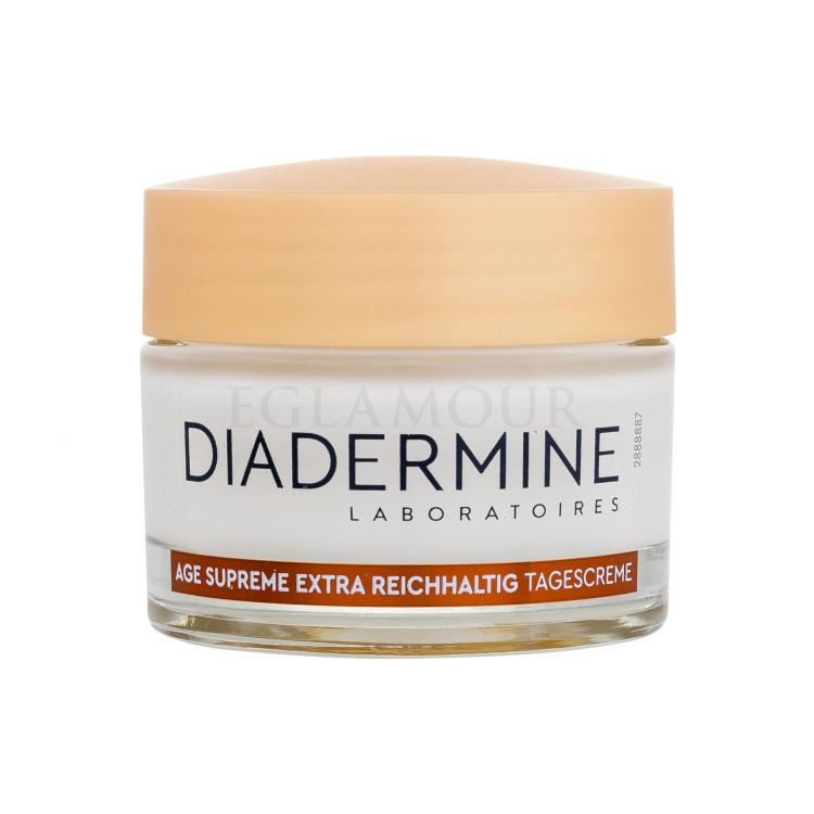 Diadermine Age Supreme Extra Rich Nourishing Day Cream Krem do twarzy na dzień dla kobiet 50 ml Uszkodzone pudełko