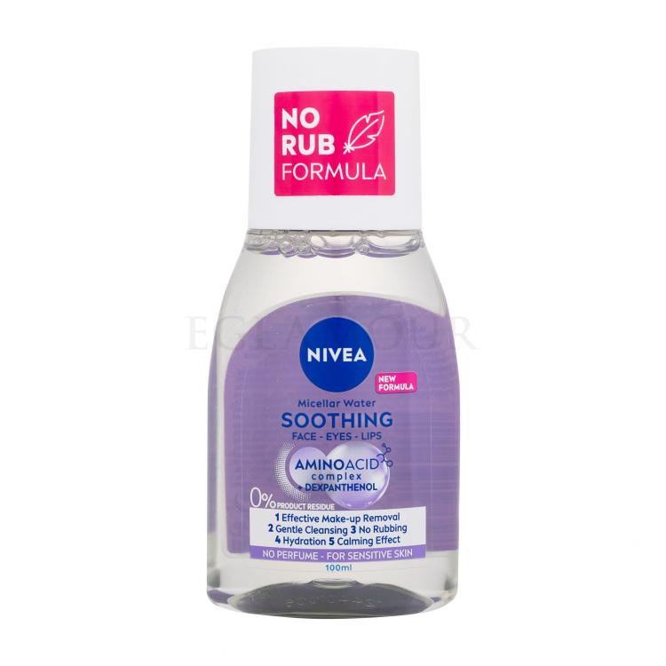 Nivea Micellar Water Soothing Płyn micelarny dla kobiet 100 ml