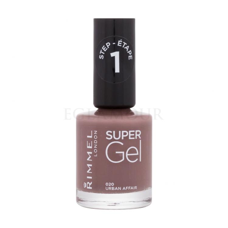 Rimmel London Super Gel STEP1 Lakier do paznokci dla kobiet 12 ml Odcień 020 Urban Affair uszkodzony flakon