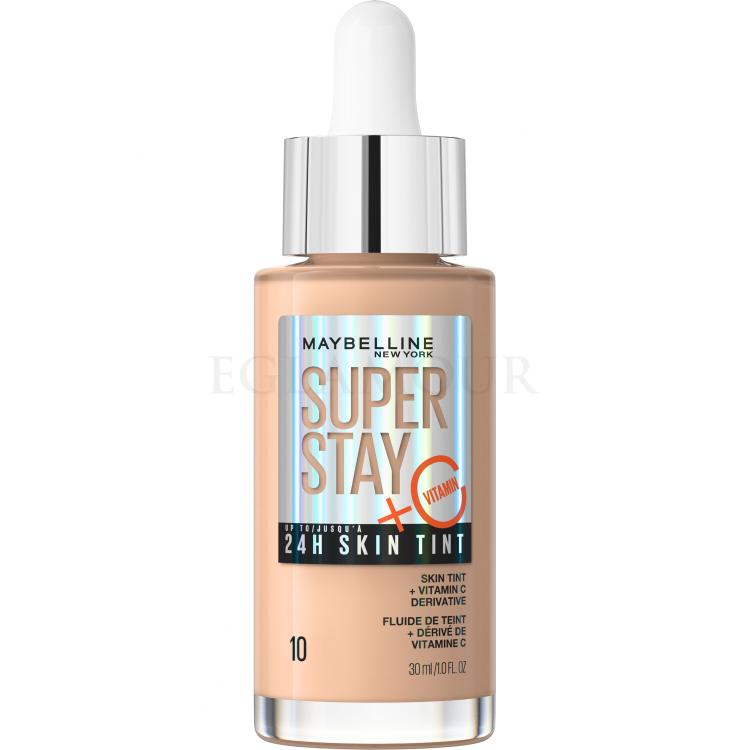 Maybelline Superstay 24H Skin Tint + Vitamin C Podkład dla kobiet 30 ml Odcień 10