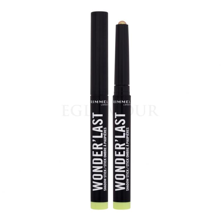 Rimmel London Wonder&#039;Last Shadow Stick Cienie do powiek dla kobiet 1,64 g Odcień 008 Galactic Green