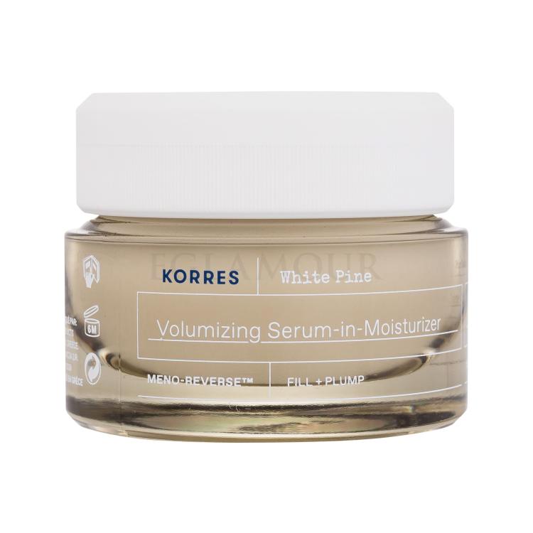 Korres White Pine Volumizing Serum-in-Moisturizer Krem do twarzy na dzień dla kobiet 40 ml