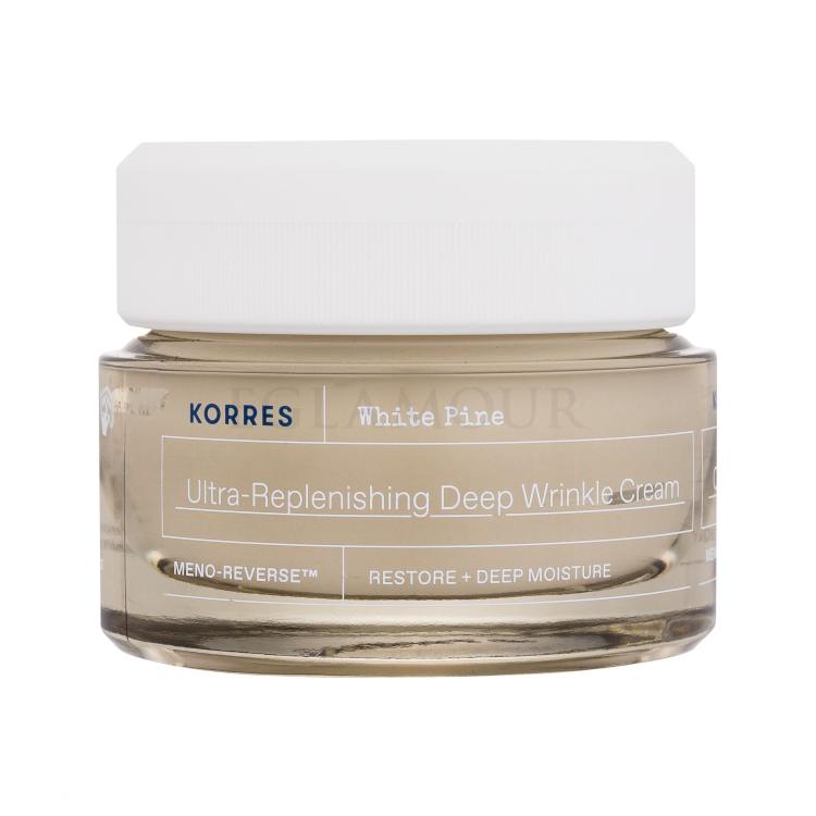 Korres White Pine Ultra-Replenishing Deep Wrinkle Cream Krem do twarzy na dzień dla kobiet 40 ml