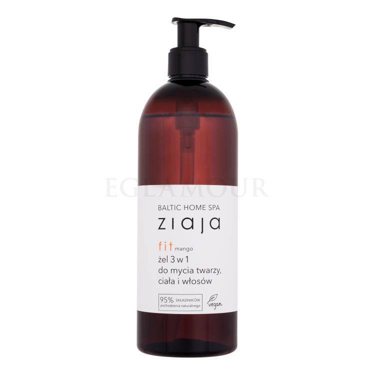 Ziaja Baltic Home Spa Fit Shower Gel &amp; Shampoo 3 in 1 Żel pod prysznic dla kobiet 500 ml