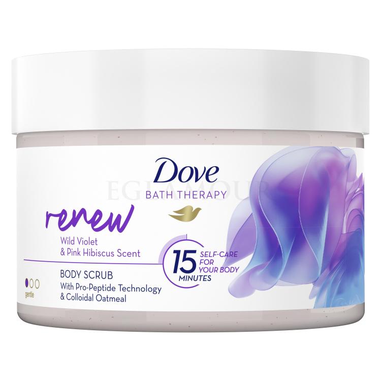 Dove Bath Therapy Renew Body Scrub Peeling do ciała dla kobiet 295 ml