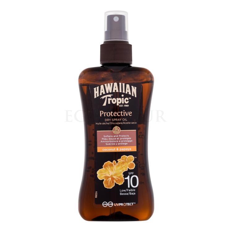 Hawaiian Tropic Protective Dry Spray Oil SPF10 Preparat do opalania ciała 200 ml