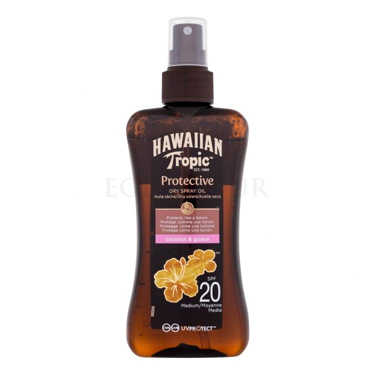 Hawaiian Tropic Protective Dry Spray Oil SPF20 Preparat do opalania ciała 200 ml