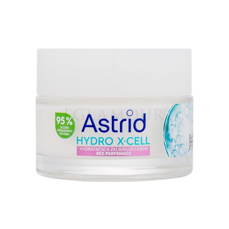 Astrid Hydro X-Cell Hydrating &amp; Soothing Cream Krem do twarzy na dzień dla kobiet 50 ml