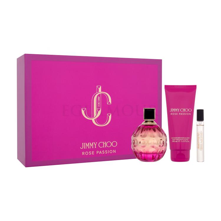 jimmy choo jimmy choo rose passion woda perfumowana 100 ml   zestaw