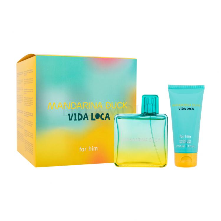 mandarina duck vida loca for him woda toaletowa 100 ml   zestaw