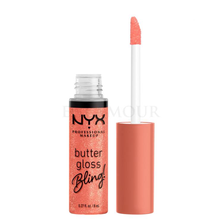 NYX Professional Makeup Butter Gloss Bling Błyszczyk do ust dla kobiet 8 ml Odcień 02 Dripped Out