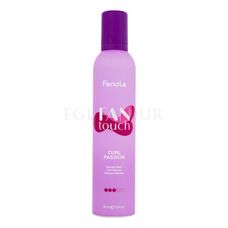 Fanola Fan Touch Curl Passion Pianka do włosów dla kobiet 300 ml