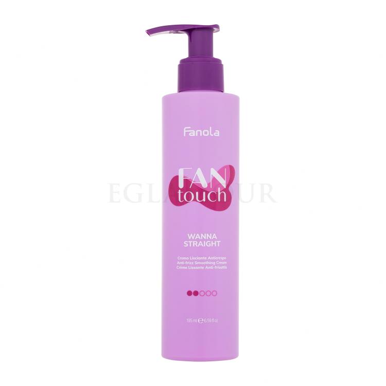 Fanola Fan Touch Wanna Straight Krem do włosów dla kobiet 195 ml