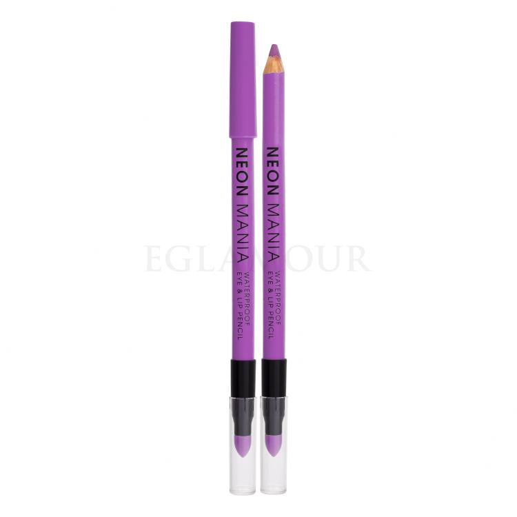 Dermacol Neon Mania Waterproof Eye &amp; Lip Pencil Kredka do oczu dla kobiet 1,1 g Odcień 3