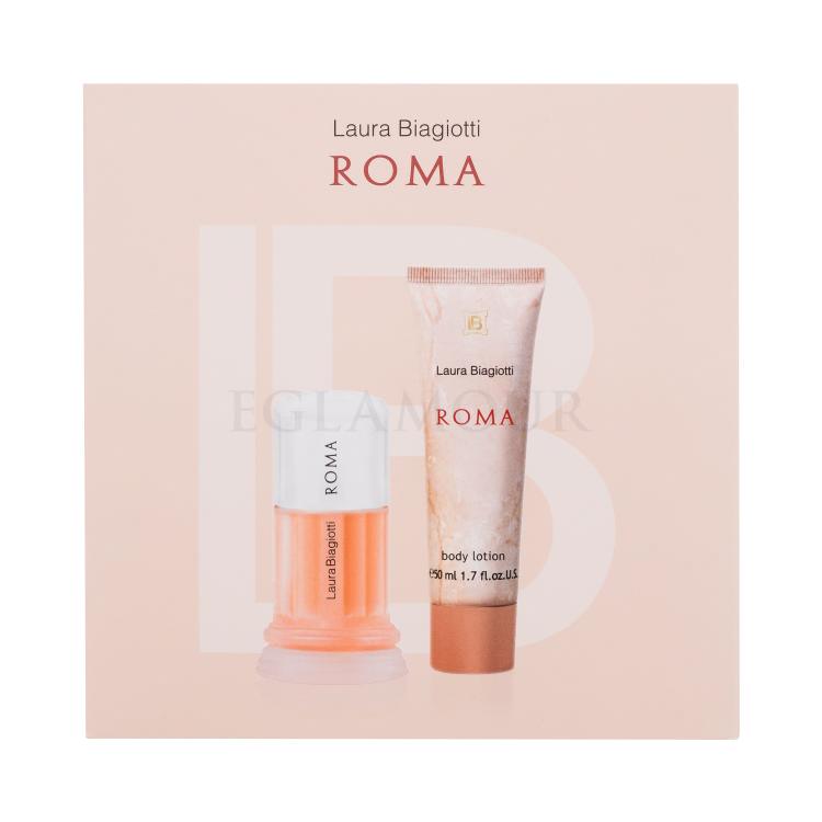 Laura Biagiotti Roma SET1 Zestaw woda toaletowa 25 ml + mleczko do ciała 50 ml