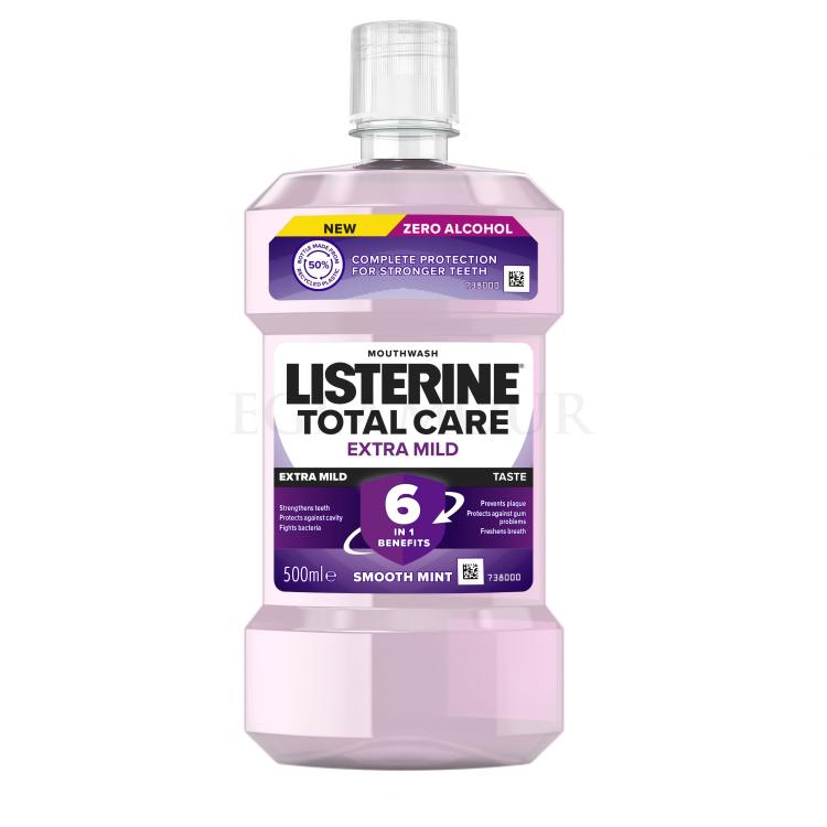 Listerine Total Care Extra Mild Taste Smooth Mint Płyn do płukania ust 500 ml