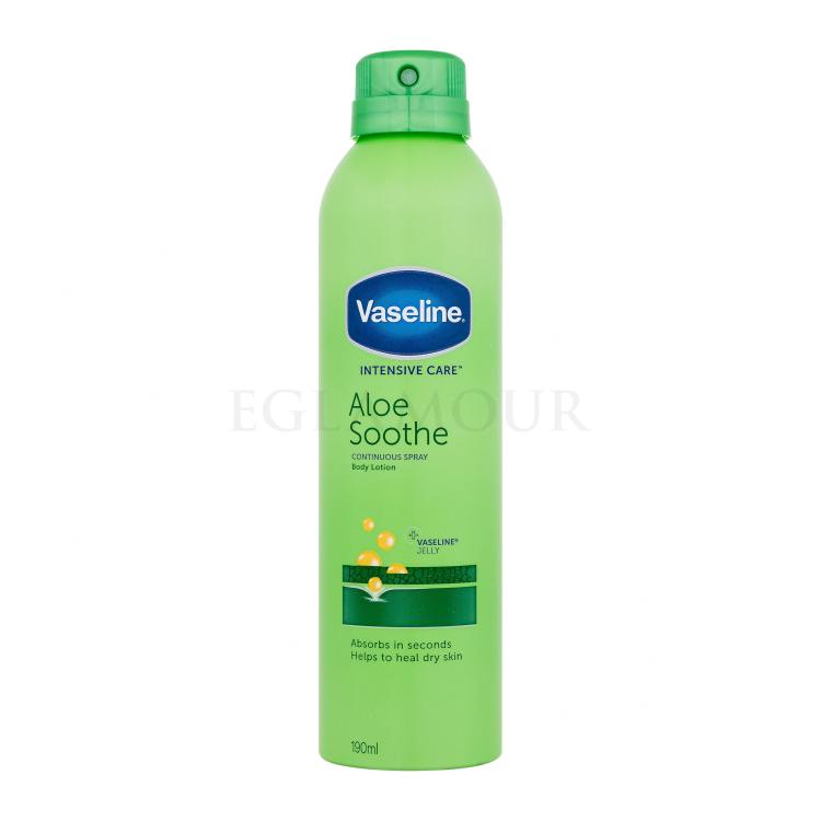 Vaseline Intensive Care Aloe Soothe Body Lotion Spray Mleczko do ciała 190 ml