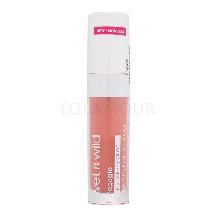 Wet n Wild MegaGlo Lip &amp; Cheek Color Pomadka dla kobiet 6,5 ml Odcień Rosy Romance