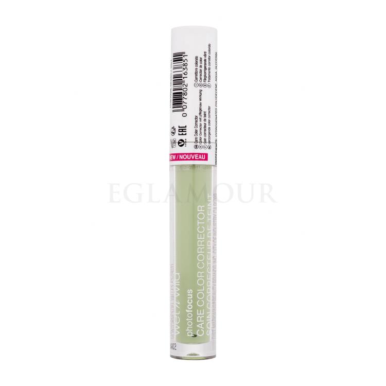 Wet n Wild Photo Focus Care Color Corrector Korektor dla kobiet 3,3 ml Odcień Green