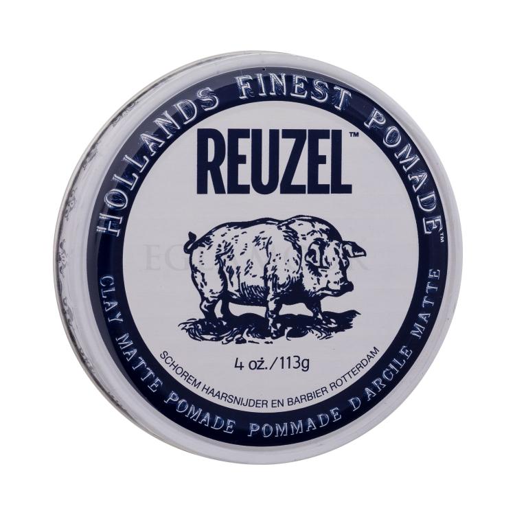 Reuzel Hollands Finest Pomade Clay Matte Pomade Stylizacja włosów dla mężczyzn 113 g