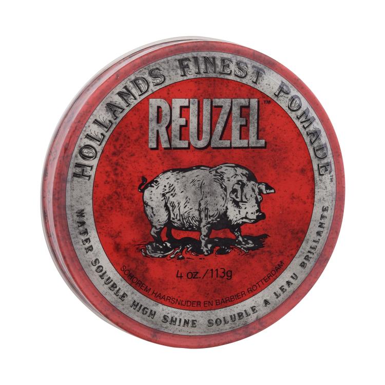 Reuzel Hollands Finest Pomade Water Soluble High Shine Żel do włosów dla mężczyzn 113 g