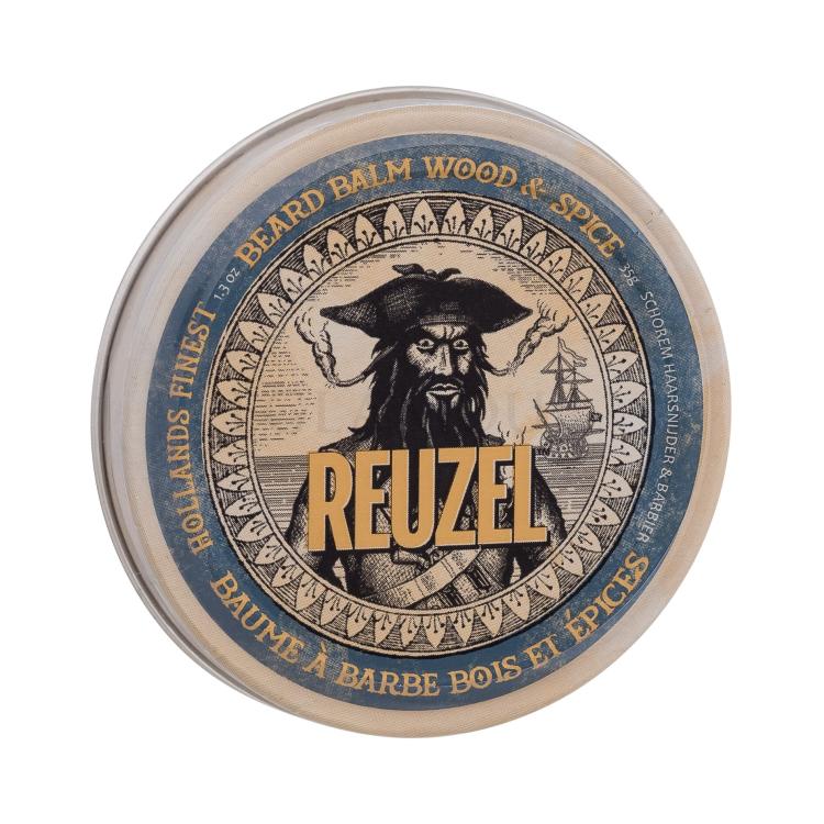 Reuzel Beard Balm Wood &amp; Spice Balsam na wąsy dla mężczyzn 35 g