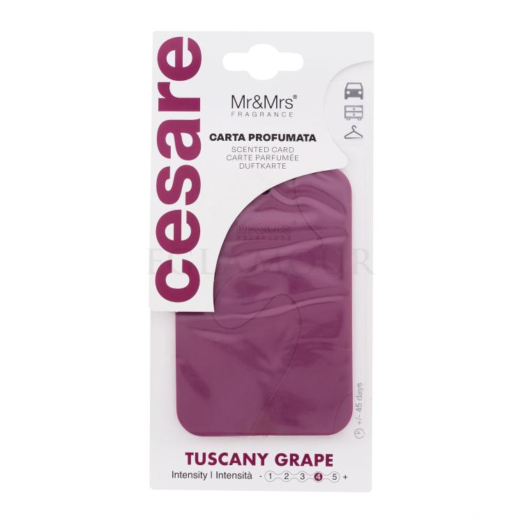 Mr&amp;Mrs Fragrance Cesare Scented Card Tuscany Grape Zapach samochodowy 1 szt