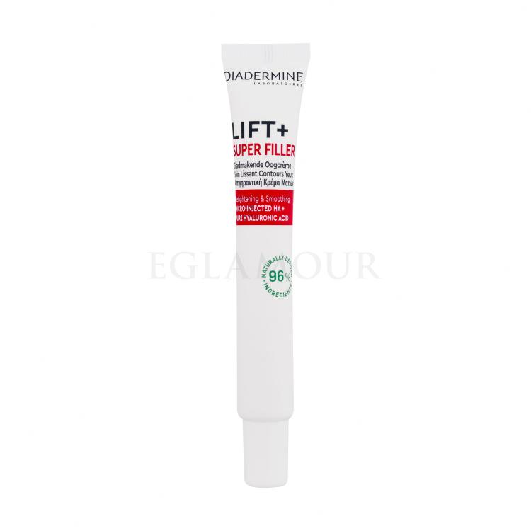 Diadermine Lift+ Super Filler Anti-Age Eye Cream Krem pod oczy dla kobiet 15 ml Uszkodzone pudełko