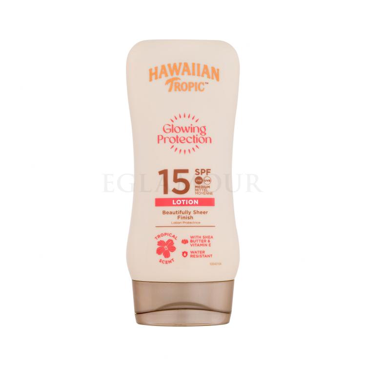 Hawaiian Tropic Glowing Protection Lotion SPF15 Preparat do opalania ciała 180 ml