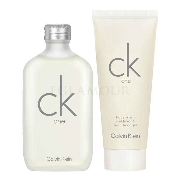 Calvin Klein CK One SET1 Zestaw woda toaletowa 100 ml + żel pod prysznic 100 ml