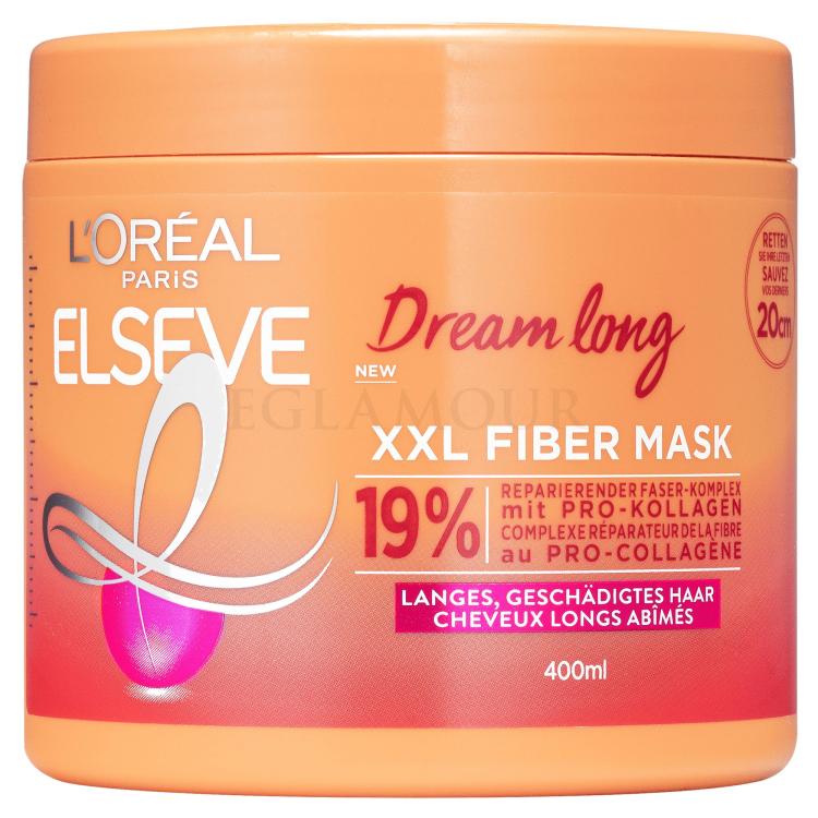 L&#039;Oréal Paris Elseve Dream Long XXL Fiber Mask Maska do włosów dla kobiet 400 ml