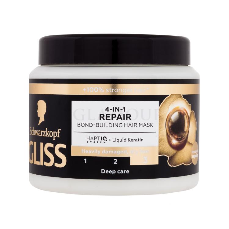 Schwarzkopf Gliss Repair 4-in-1 Hair Mask Maska do włosów dla kobiet 400 ml