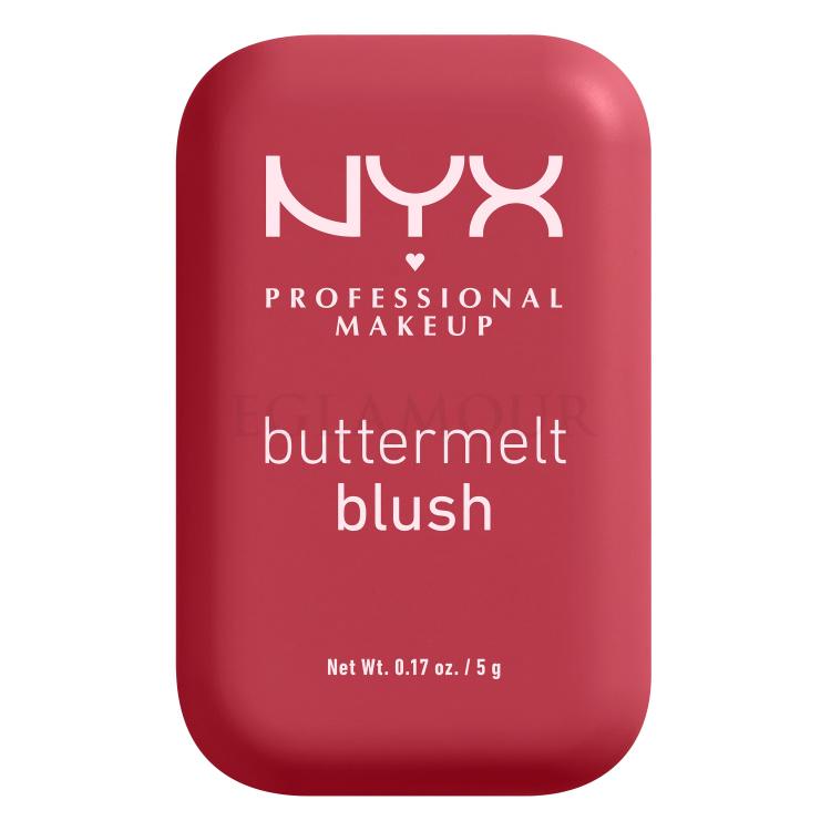 NYX Professional Makeup Buttermelt Blush Róż dla kobiet 5 g Odcień 10 Back And Butta