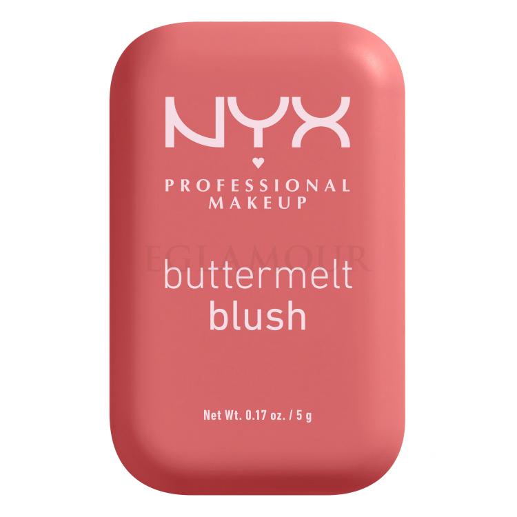 NYX Professional Makeup Buttermelt Blush Róż dla kobiet 5 g Odcień 09 Feeling Butta