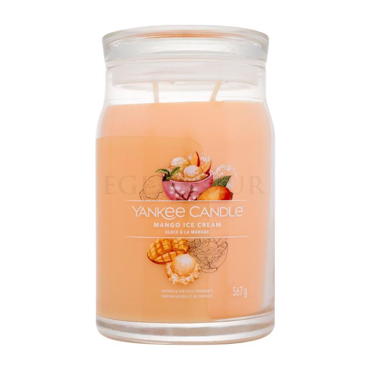 Yankee Candle Signature Mango Ice Cream Świeczka zapachowa 567 g